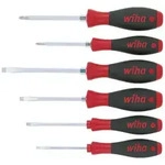 Wiha Schraubendreher Set SoftFinish Schlitz, Phillips 6-teilges Set mit