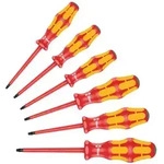 Wera 167 i/6 Schraubendrehersatz Kraftform Plus Serie 100, 6-teilig - 05133356001