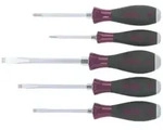 Wiha Schraubendreher Set MicroFinish Schlitz, Phillips mit durchgehender