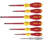 Wiha Schraubendreher Set SoftFinish electric Schlitz, Phillips 7-teilges Set -...