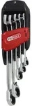 KS Tools DUO GEAR Ringmaulschl&uuml;ssel-Satz,Maul-Ratschenfunktion,5-tlg, umschaltbar -