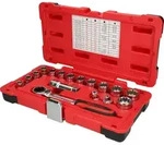 KS Tools 3/8"+1/2" TRIPLEplus Durchgangs-Steckschl&uuml;ssel-Satz, 17-tlg - 916.4050