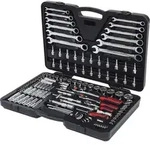 KS Tools 1/4"+3/8"+1/2" CHROMEplus Steckschl&uuml;ssel-Satz, 124-tlg - 918.0724