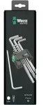 Wera 950/9 Hex-Plus 1 SB Winkelschl&uuml;sselsatz, metrisch, gestellverchromt,...