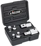 VIGOR Adapter Satz, V1293, Vierkant6,3 mm (1/4 Zoll), Vierkant10 mm (3/8 Zoll),
