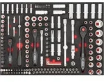 VIGOR Steckschl&uuml;ssel-Werkzeug Satz, V4188, Vierkant6,3 mm (1/4 Zoll), Vierkant10 mm
