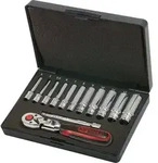 KS Tools 1/4" CHROMEplus Steckschl&uuml;ssel-Satz, 13-tlg - 918.0613