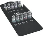 Wera 8790 HMC HF 1 Zyklop Steckschl&uuml;sseleinsatz-Satz, mit Haltefunktion, 10-teilig -