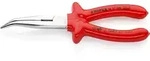 KNIPEX Flachrundzange mit Schneide verchromt mit angewinkelten Backen