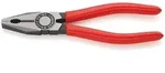 KNIPEX Kombizange mit Kunststoff &uuml;berzogen schwarz atramentiert 180 mm - 0301180EAN