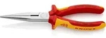 KNIPEX Flachrundzange mit Schneide verchromt (Storchschnabelzange) - 2616200