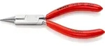 KNIPEX Rundzange mit Schneide (Schmuckbiegezange) 130 mm verchromt mit Kunststoff