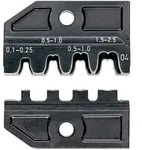 KNIPEX Crimpeinsatz f&uuml;r unisolierte, offene Steckverbinder 2,8 + 4,8 mm 80 mm -