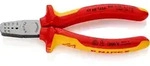 KNIPEX Crimpzange f&uuml;r Aderendh&uuml;lsen 145 mm isoliert mit Mehrkomponenten-H&uuml;llen,