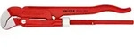 KNIPEX Rohrzange S-Maul 245 mm rot pulverbeschichtet - 8330005