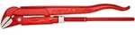 KNIPEX Rohrzange 45&deg; 430 mm rot pulverbeschichtet - 8320015