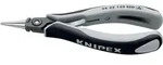 KNIPEX Pr&auml;zisions-Elektronikzange ESD, rund - 3432130ESD