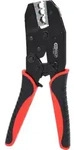 KS Tools Crimpzange f&uuml;r isolierte Kabelschuhe, 220mm - 115.1425