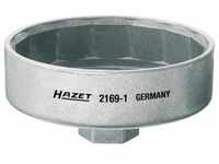 HAZET Ölfilter-Schlüssel Vierkant 12,5 mm (1/2 Zoll) Außen 15-kant, 92mm -...