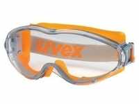 uvex Vollsichtbrille ultrasonic, UV400 grau grau Antifog grau - 9302245 - grau/orange