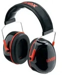 uvex K3 Kapselgeh&ouml;rschutz K3 SNR 33 dB Gr&ouml;&szlig;e S/M/L schwarz/rot - 2600003 -
