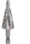Bosch Stufenbohrer HSS, Sechskantschaft, 4 - 20 mm, 1/4 Zoll, 70,5 mm, 9 Stufen -