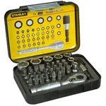 STANLEY Bit-Satz mit Mini-Umschaltknarre 1/4 39-teilig magnetisch - 1-13-906