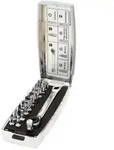 KS Tools 1/4" CHROMEplus Bit-Satz, 20-tlg - 918.4520