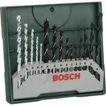 Bosch Mini-X-Line Mixed-Set, 15-teilig, 5 Stein-, 5 Metall-, 5 Holzbohrer -