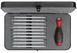Wiha Schraubendreher mit Wechselklingen Set SYSTEM 6 gemischt 12-teilges Set mit Box