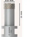 Bosch PRO Diamanttrockenbohrer Dry Speed Best for Ceramic, 20 x 35 mm - 2608587115