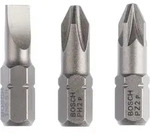 Bosch Schrauberbit-Set Extra-Hart (gemischt), 3-teilig, S 1,0x5,5, PH2, PZ2, 25 mm -