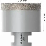 Bosch PRO Diamanttrockenbohrer Dry Speed Best for Ceramic, 57 x 35 mm - 2608587127