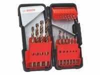 Bosch 18-tlg. Toughbox-Metallbohrer-Set, HSS-Co, DIN 338, 135°, 1–10 mm -