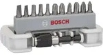 Bosch Schrauberbit-Set Extra-Hart, 11-teilig, PH, PZ, T, S, 25 mm, Bithalter -
