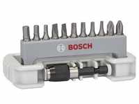 Bosch Schrauberbit-Set Extra-Hart, 11-teilig, PH, PZ, T, S, HEX, 25 mm, Bithalter -