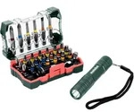 Metabo Bit-Box SP, 29 teiliges Set + Mini Flash light - 626721000