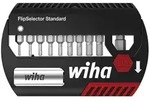 Wiha Bit Set FlipSelector Standard 25 mm Sechskant 11-teilges Set 1/4 zoll C6,3 -