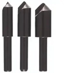 Bosch Kegelsenker-Set 1-Schneiden 8,0, 10,0, 12,0 mm, 3-tlg. - 2609255124