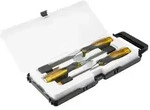 STANLEY FATMAX Stechbeitel, Kunststoffgriff mit Schlagkappe, durchgehende Klinge, Set