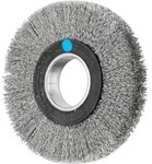 PFERD TOOLS POS Rundb&uuml;rste breit ungezopft RBU Edelstahl-Draht Schleifbock -