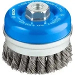 Bosch PRO Topfb&uuml;rste, Stahl, gezopfter Draht, M14 - 1608614001