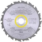 Metabo S&auml;geblatt power cut wood professional Z24 WZ 3&deg; neg - 628009000