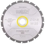 Metabo S&auml;geblatt "power cut wood - professional", 216x2,4 / 1,8x30, Z20 WZ 5&deg; neg.