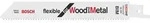 Bosch S&auml;bels&auml;geblatt S 922 HF, Flexible for Wood and Metal, 150 mm - 2608656016