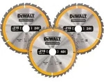 DEWALT CONSTRUCTION Kreiss&auml;geblatt-Set station&auml;r &oslash; 216mm 3-tlg. - DT1962-QZ