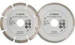 Bosch Diamanttrennscheibe f&uuml;r Fliesen und Baumaterial, 2er-Pack - 2607019478