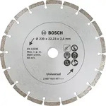Bosch Diamanttrennscheibe f&uuml;r Baumaterial, Durchmesser(mm): 230, 2er-Pack -