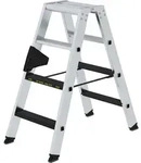 Munk Stufen-Stehleiter 250 kg beidseitig begehbar mit clip-step R13 - 043804