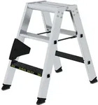 Munk Stufen-Stehleiter 250 kg beidseitig begehbar mit clip-step R13 - 043803